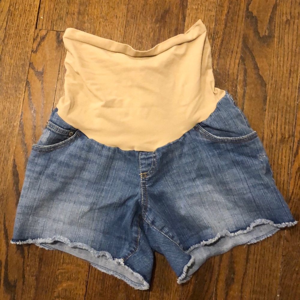 Indigo blue maternity short